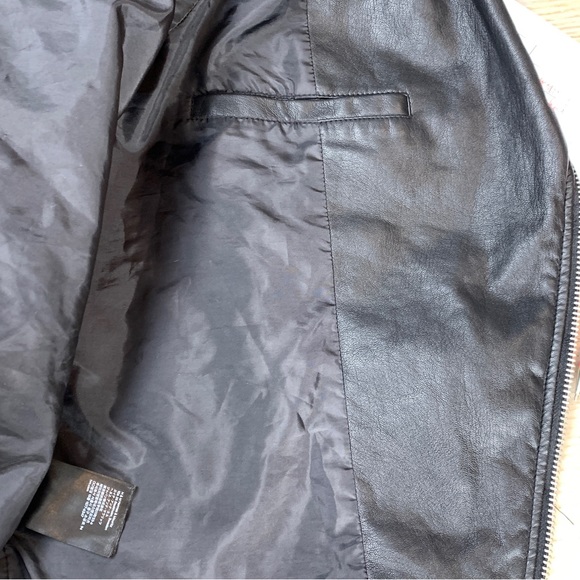 H&M Moto Style Faux Leather Jacket (M) - Picture 4 of 4